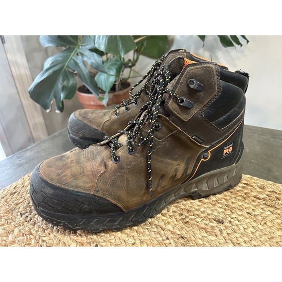 Timberland Pro Mens Summit 6” A225Q Brown Composite Toe Work Boots 13 main image 7